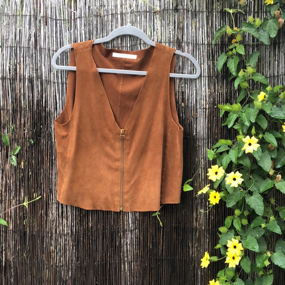 Suede Vest